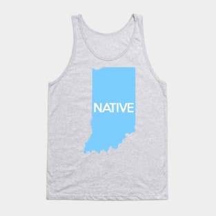 Indiana Native IN Blue Tank Top